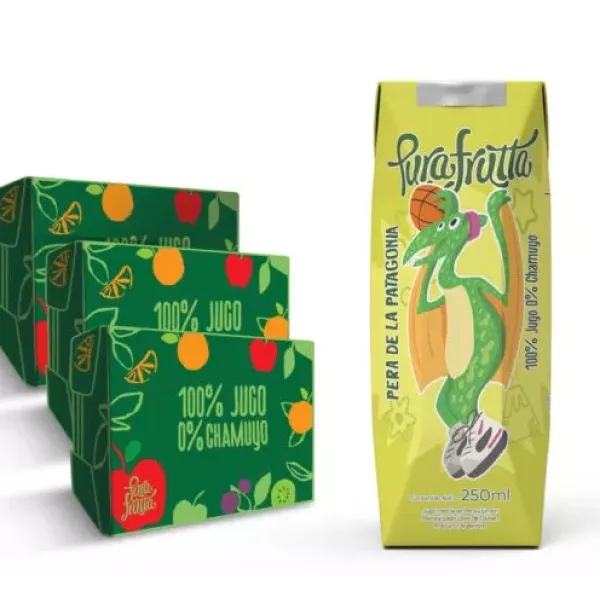 Jugo Natural Pera Y Limon X 200 Ml Pura Frutta