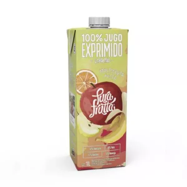 Jugo Natural Multifruta X 1 Litro Pura Frutta