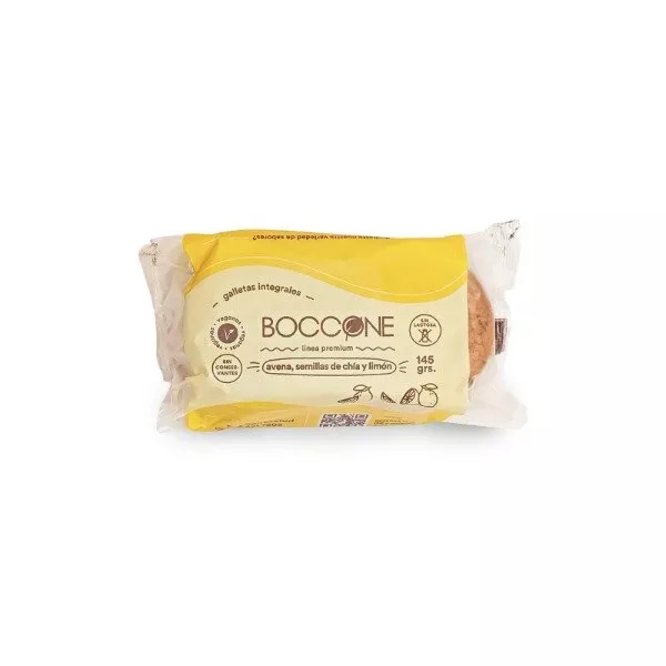 Galletitas Integrales De Avena, Chía Y Limón Boccone