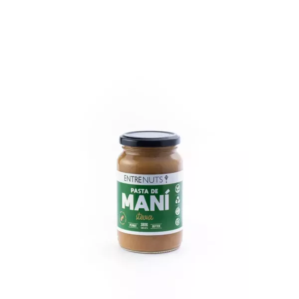 Pasta De Mani Con Stevia X 360 Grs Entre Nuts
