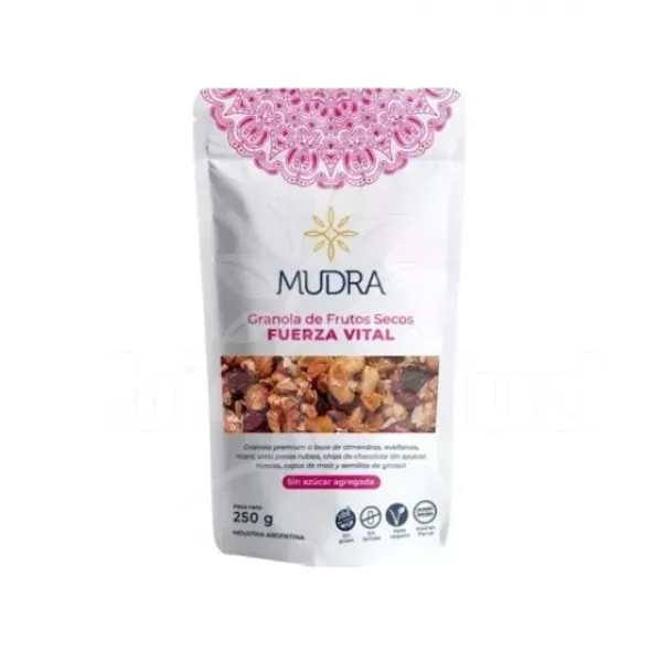 Granola De Frutos Secos Sin Tacc Y Vegana Fuerza Vital Mudra