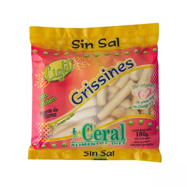 Grisines Sin Sal X 180 Grs Ceral