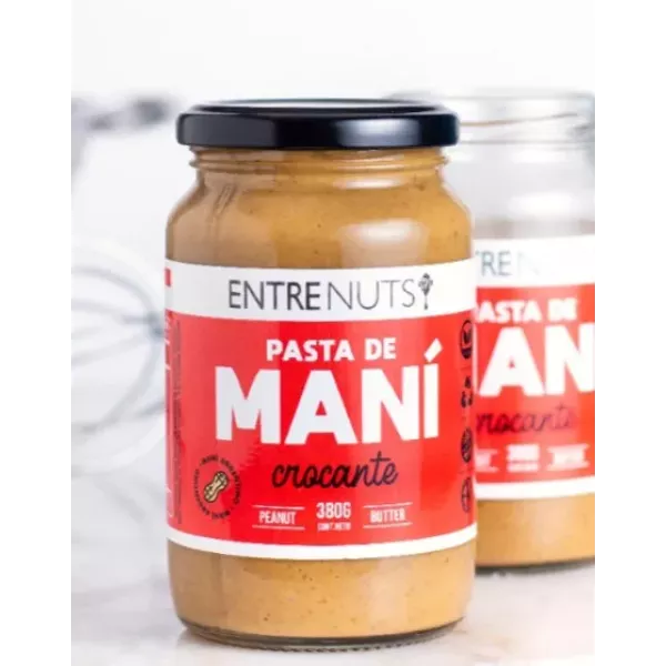 Pasta De Mani Crocante X 360 Grs Entre Nuts