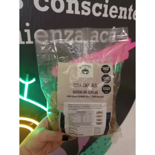 Crackitas Con Semillas El Caserito