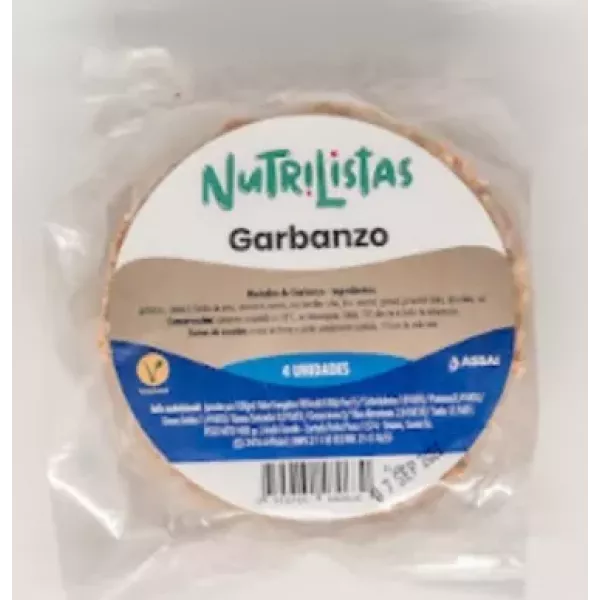 Medallones Garbanzo X 4 Nutrilistas