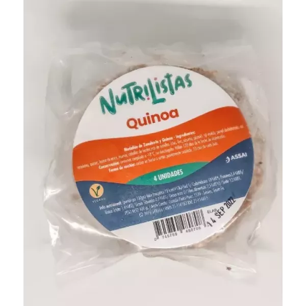 Medallones Quinoa X 4 Nutrilistas