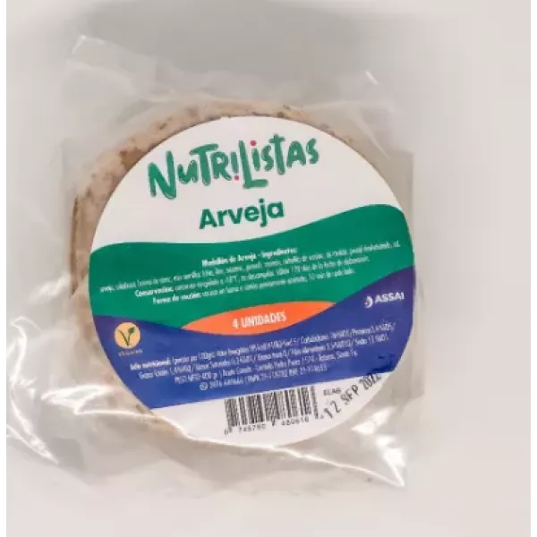 Medallones Arveja X 4 Nutrilistas