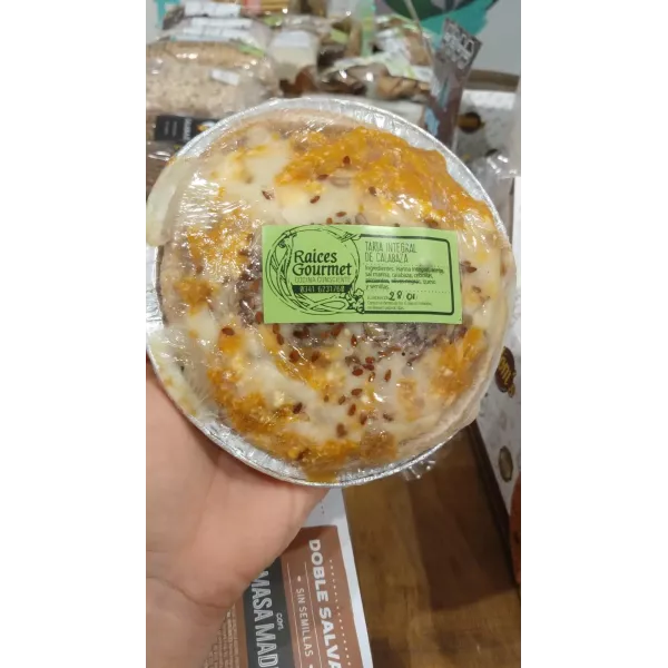 Tarta Integral De Calabaza Y Queso Raices Gourmet