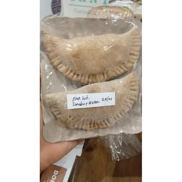 Empanadas Integrales De Jamon Y Queso X 2 Raices Gourmet