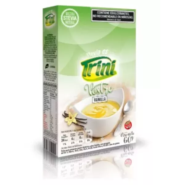 Postre De Vainilla Con Stevia X 60 Grs Trini