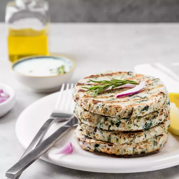 Hamburguesas De Pechuga De Pollo Y Espinaca Chicken Fit
