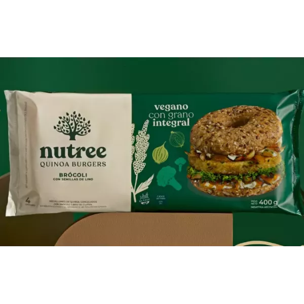 Medallones De Quinoa Y Brocoli X 4 Nutree