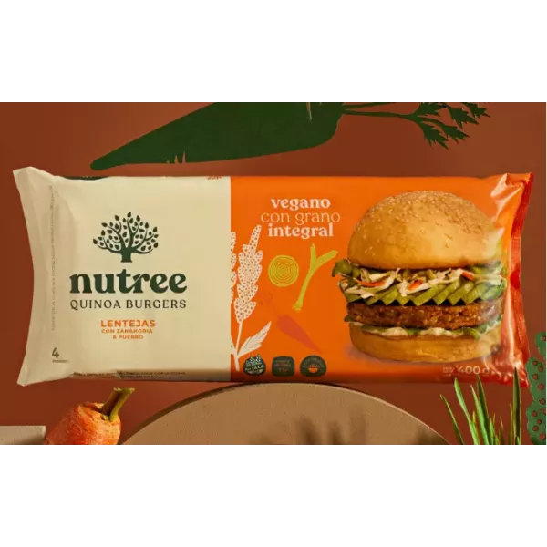Medallones De Quinoa Lentejas X 4 Nutree