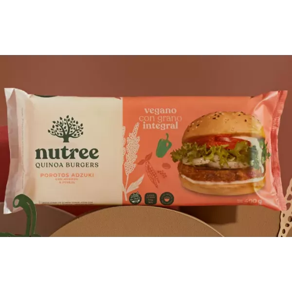 Medallones De Quinoa Y Porotos Adzuki X 4 Nutree