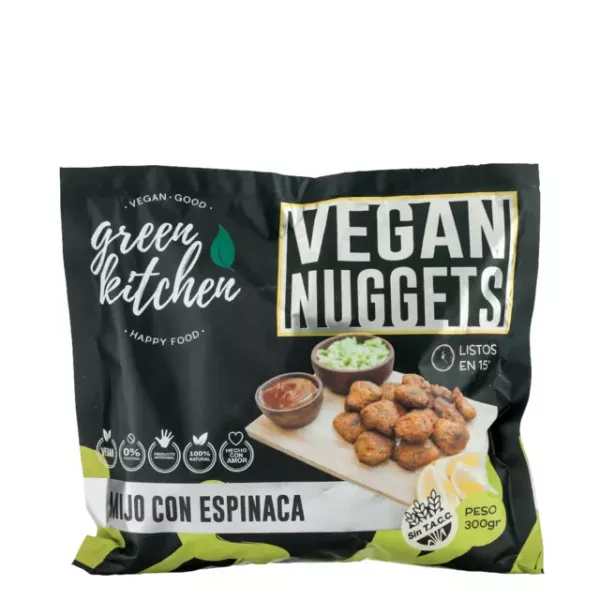 Nuggets Vegan De Mijo Y Espinaca Green Kitchen