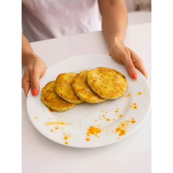Hamburguesas De Pechuga Y Curcuma Chicken Fit
