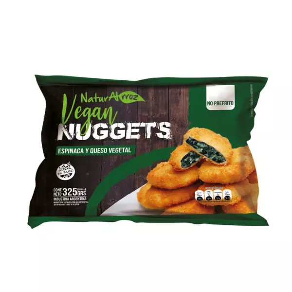 Nuggets Vegan De Espinaca X 325 Grs Naturalrroz