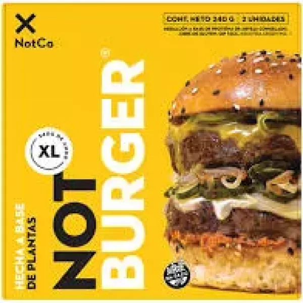 Hamburguesa Vegana Xl X 2  Not Co