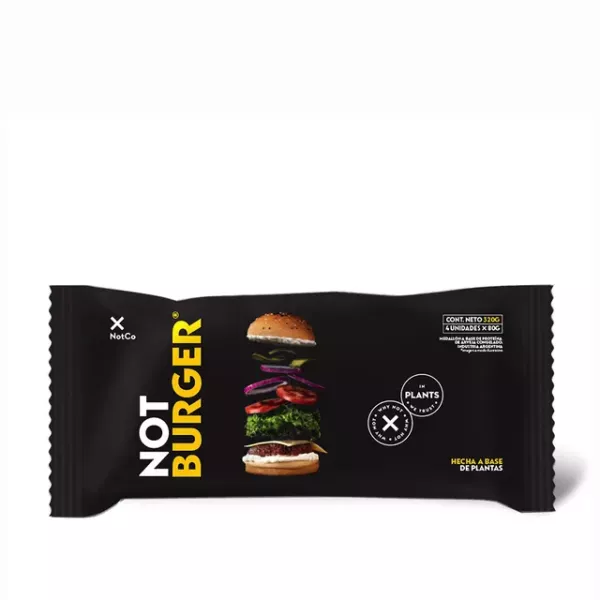 Hamburguesa Vegana L X 4 Not Co