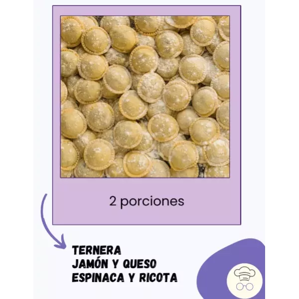 Sorrentinos De Jamon Y Queso Keto X 12 Chefa