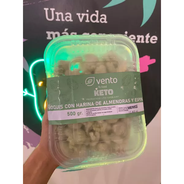 Ñoquis De De Verdura Keto 500 Grs Vento Fit
