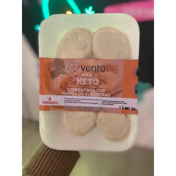 Sorrentinos De Pollo Y Muzzarella Keto X 6 Vento Fit