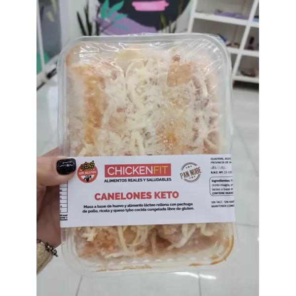 Canelones De Pan Nube Con Salsa Keto Chicken Fit
