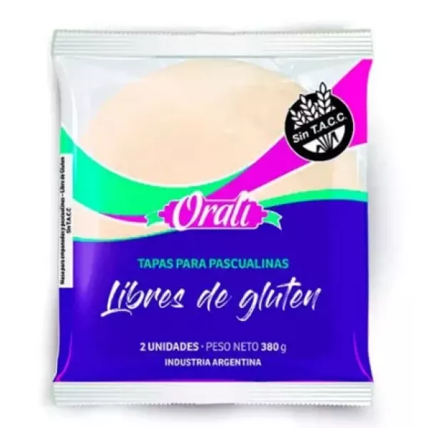 Tapa De Tarta Sin Tacc Orali