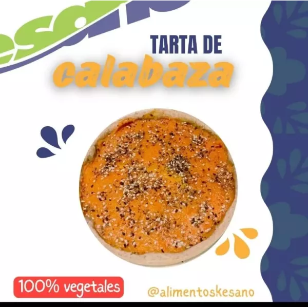 Tarta De Calabaza Vegana Kesano