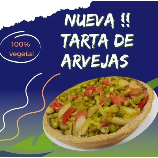Tarta De Arvejas Frescas Vegana Kesano