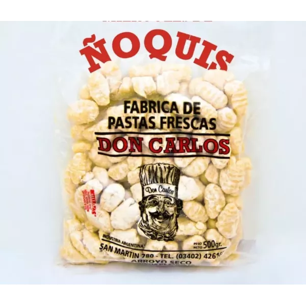 Ñoquis Congelados Sin Tacc Don Carlos