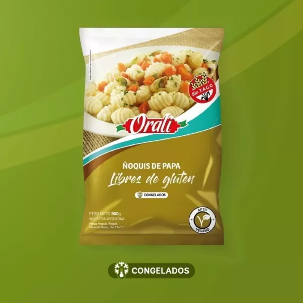 Ñoquis De Papa Congelados Sin Tacc X500 Gr Orali