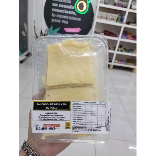 Sandwich De Pollo Keto Sin Tacc Chicken Fit