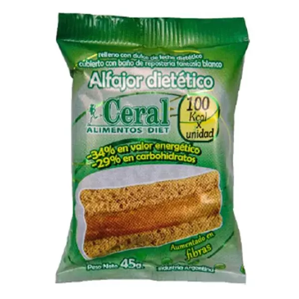 Alfajor Blanco Dietetico Ceral