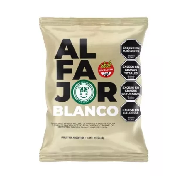 Alfajor De Chocolate Blanco Felices Las Vacas