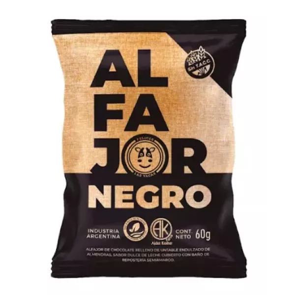 Alfajor De Chocolate Felices Las Vacas