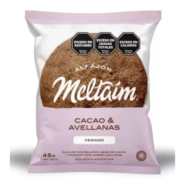 Alfajor Vegano De Avellanas Y Cacao Meltaim