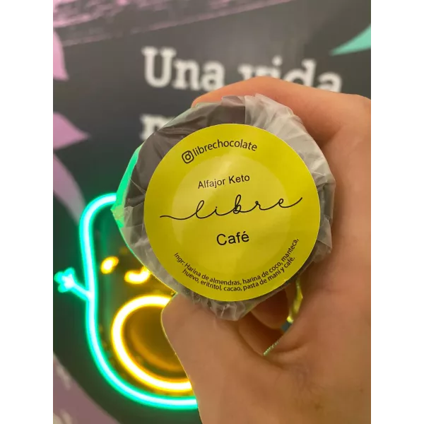 Alfajor Keto Café Libre Chocolate