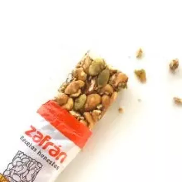 Barrita De Cajú Y Semillas De Zapallo zafran