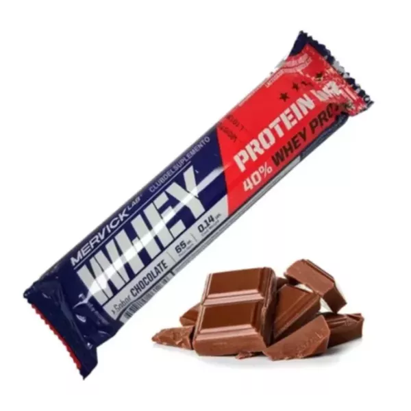 Barra Proteica Sabor Chocolate X 46 Grs Mervick