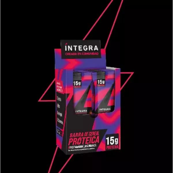 Barrita Proteica Pasta De Mani Y Arandanos Integra