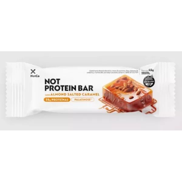 Barrita Proteica Vegana Sabor Salted Caramel Not Co