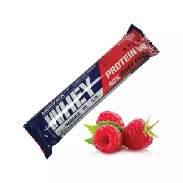 Barra Proteica Sabor Frambuesa X 65 Grs Mervick