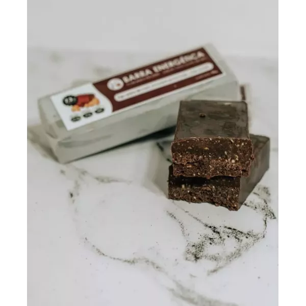 Barra Energetica Con Whey Protein Sabor Chocolate Negro Ms