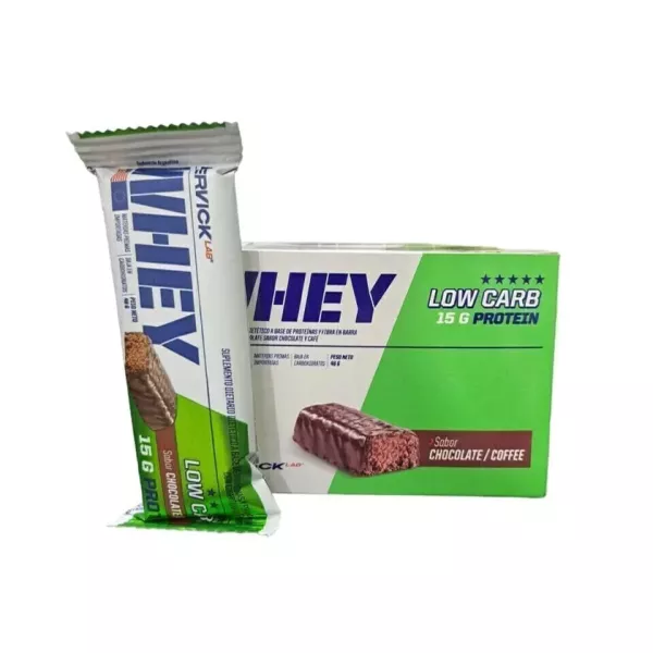 Barra Proteica Low Carb Sabor Chocolate X 46 Grs Mervick
