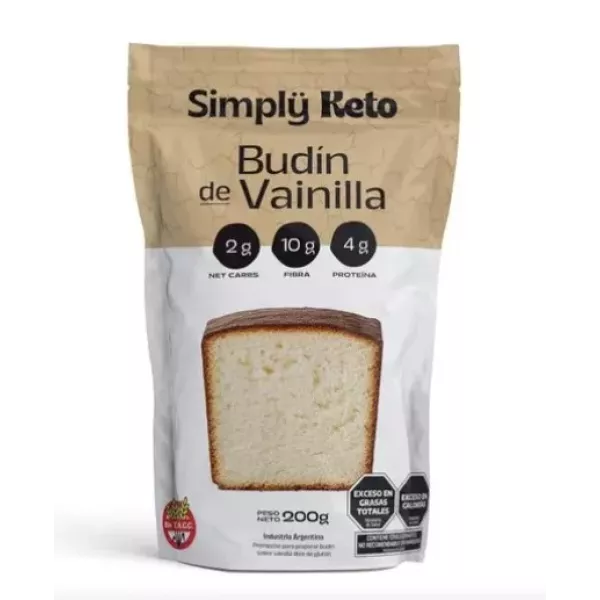 Premezcla Budin De Vainilla Simply Keto