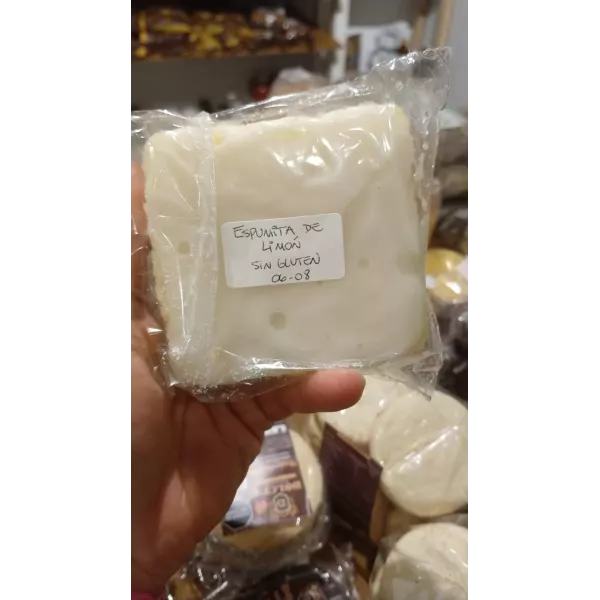 Cuadrado De Espumita De Limon Sin Tacc Las Magnolias