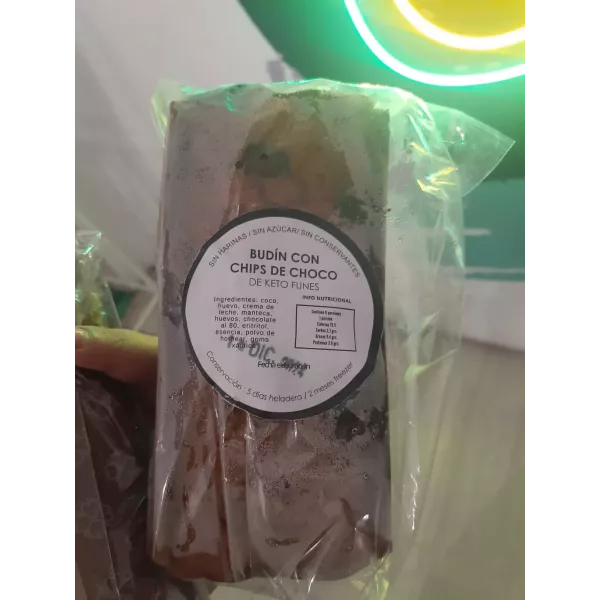 Budin Con Chips Al 80% Keto Funes