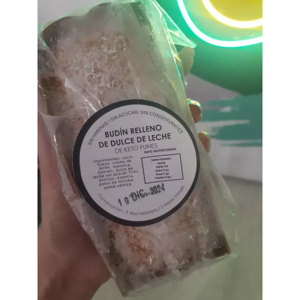 Budin Marmolado Keto Funes