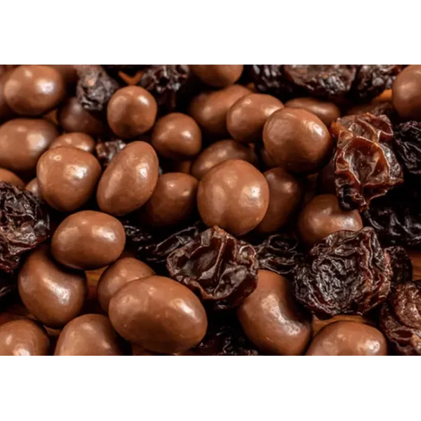Pasas De Uva Bañadas En Chocolate Con Leche X 250gr